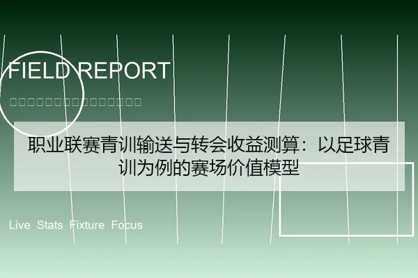 职业联赛青训输送与转会收益测算：以足球青训为例的赛场价值模型